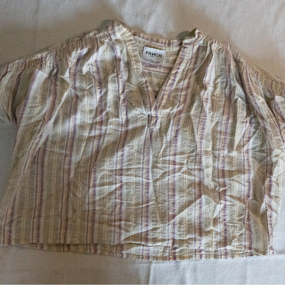 FRNCH Multicolor Striped Blouse